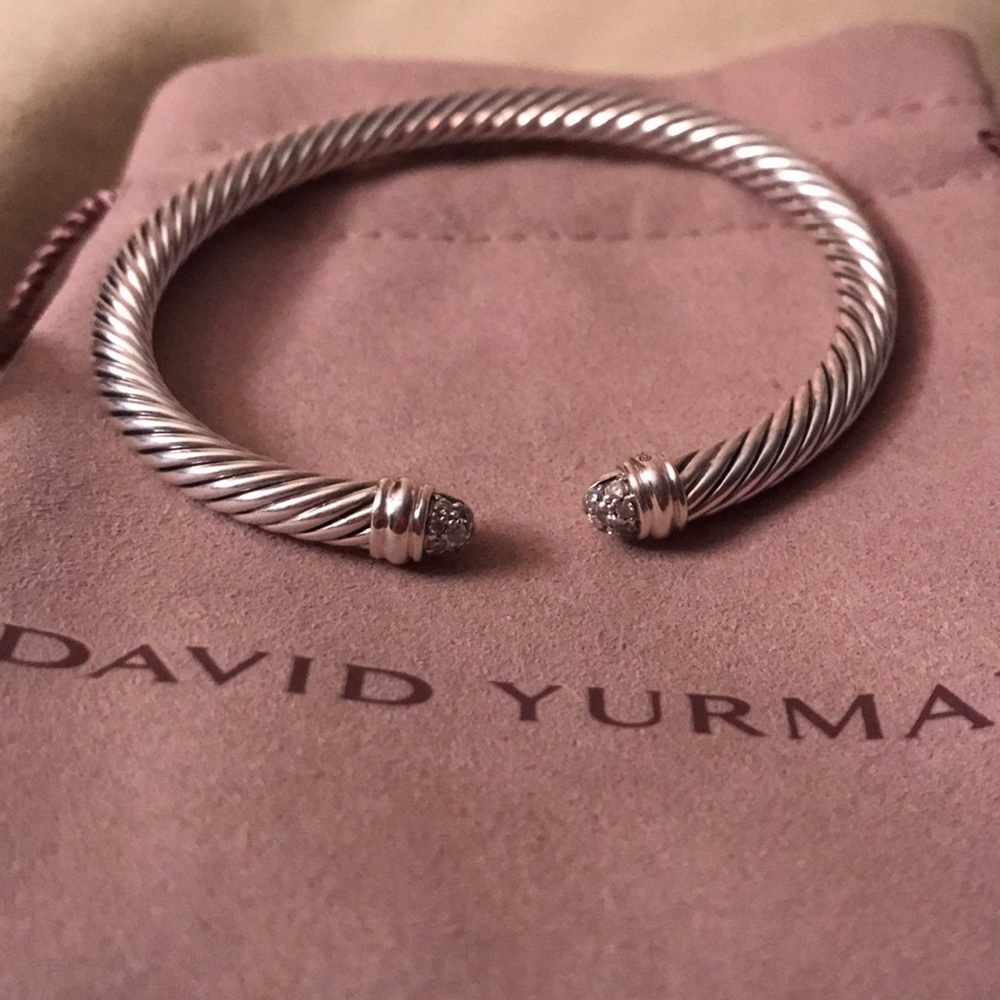 David yurman cable classics diamond bracelet
